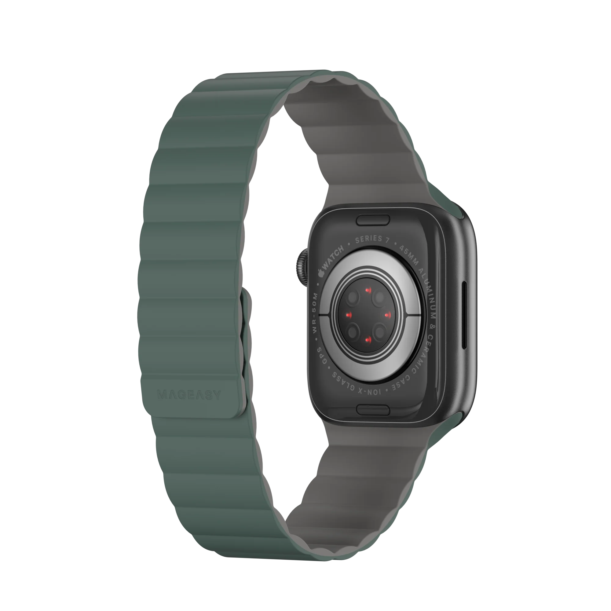 SKIN Silicone Magnetic Apple Watch Band - الصورة 8
