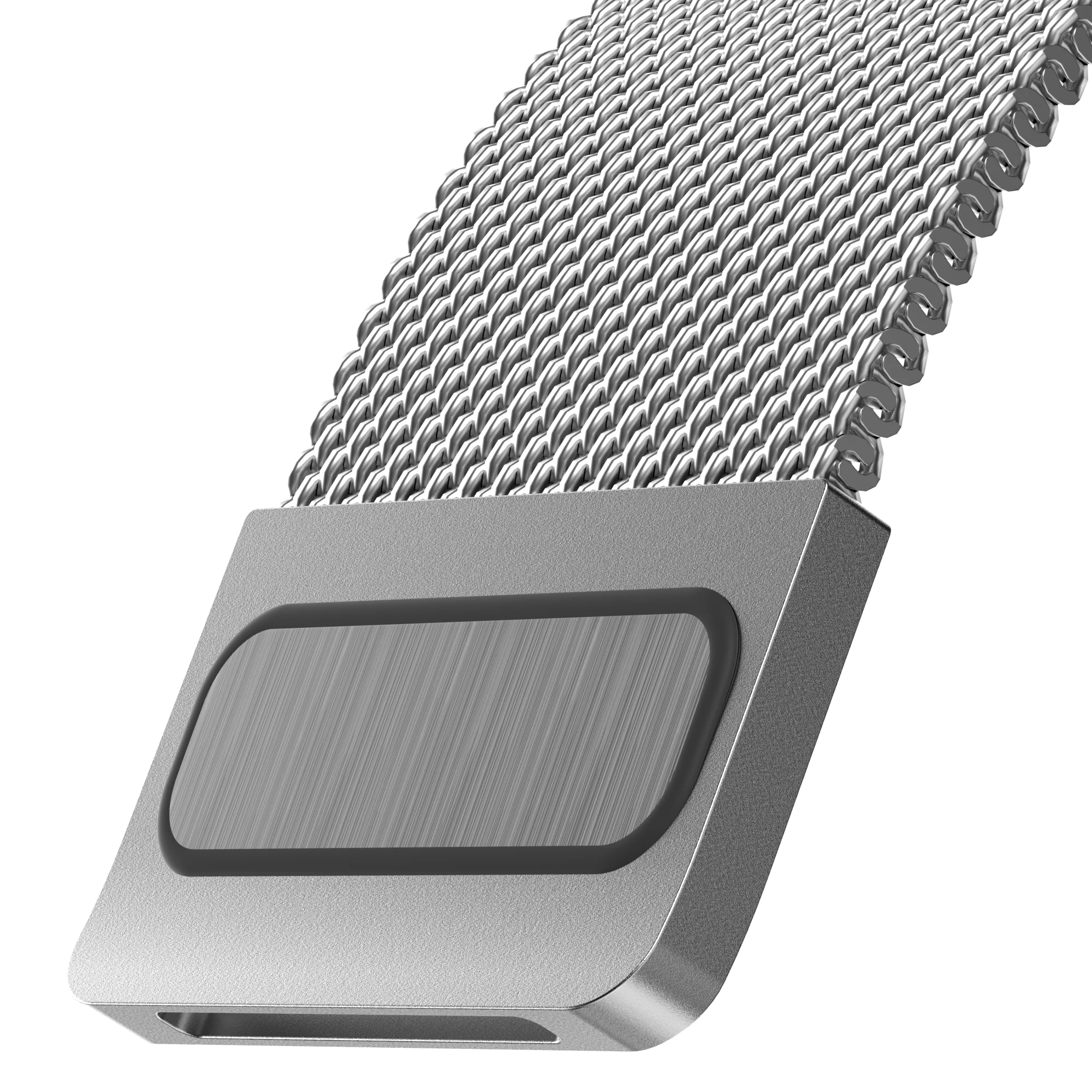 Mesh Stainless Steel Apple Watch Loop - Image 14