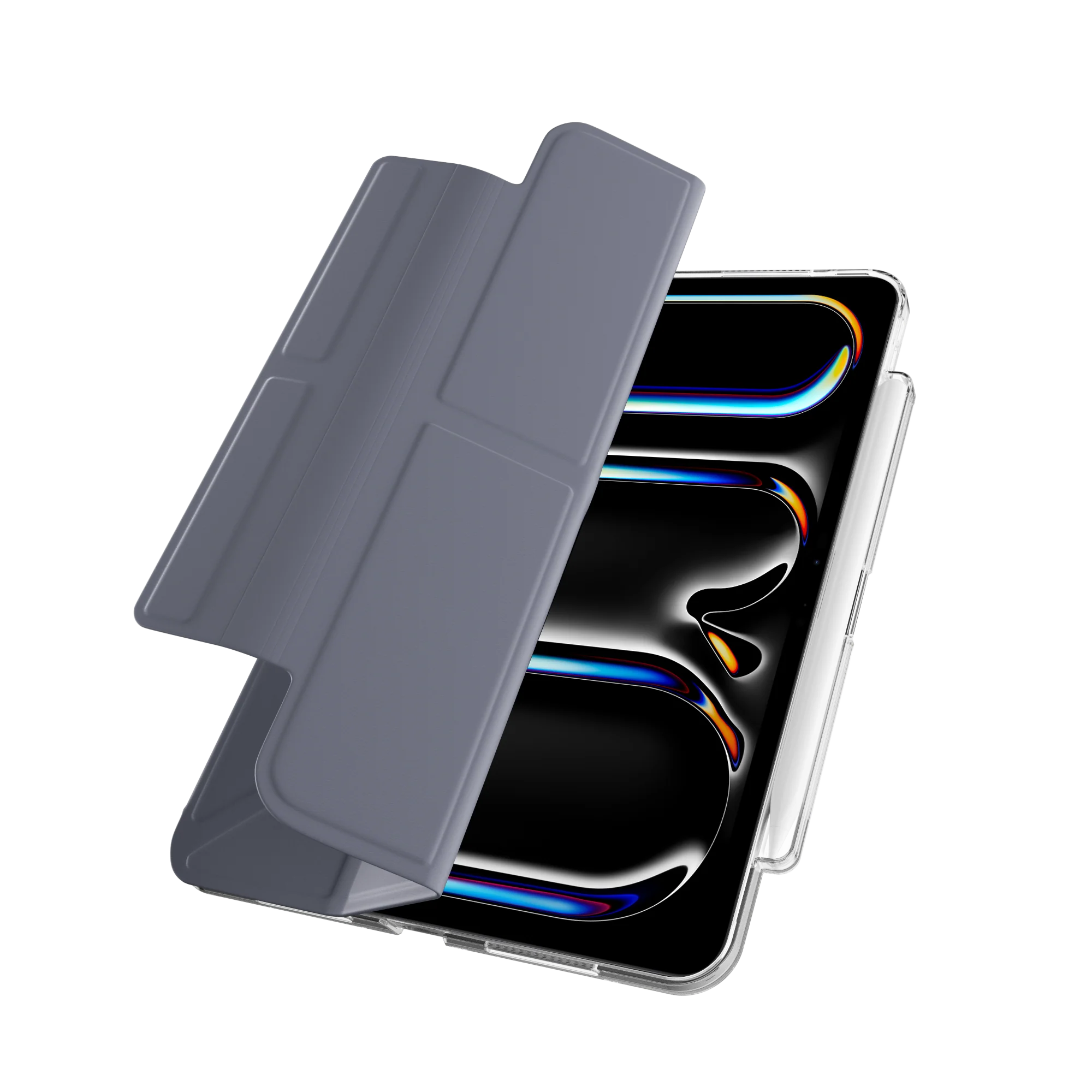 Facet with Pencil Holder Folding Folio iPad Case - Image 27
