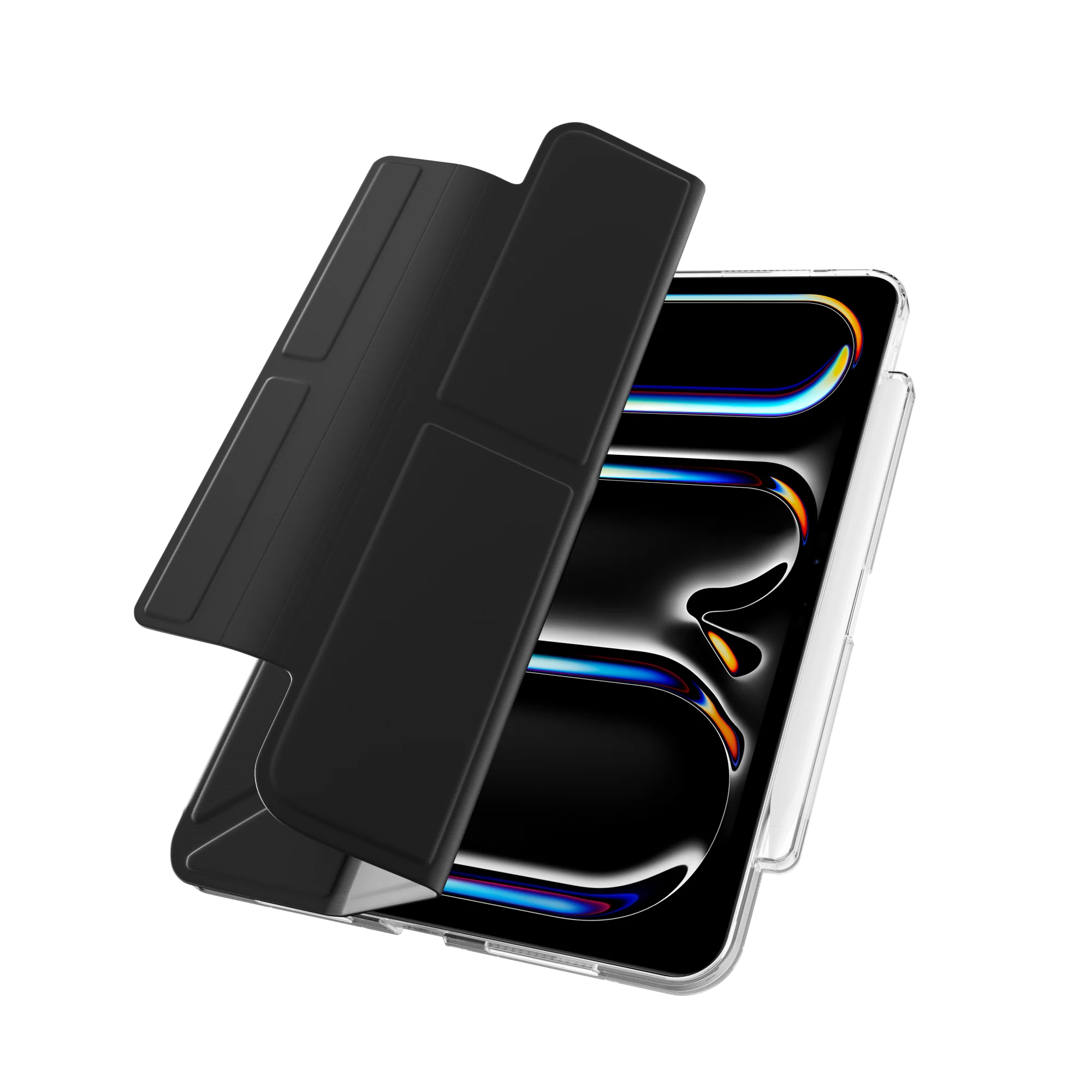 Facet with Pencil Holder Folding Folio iPad Case - Image 33
