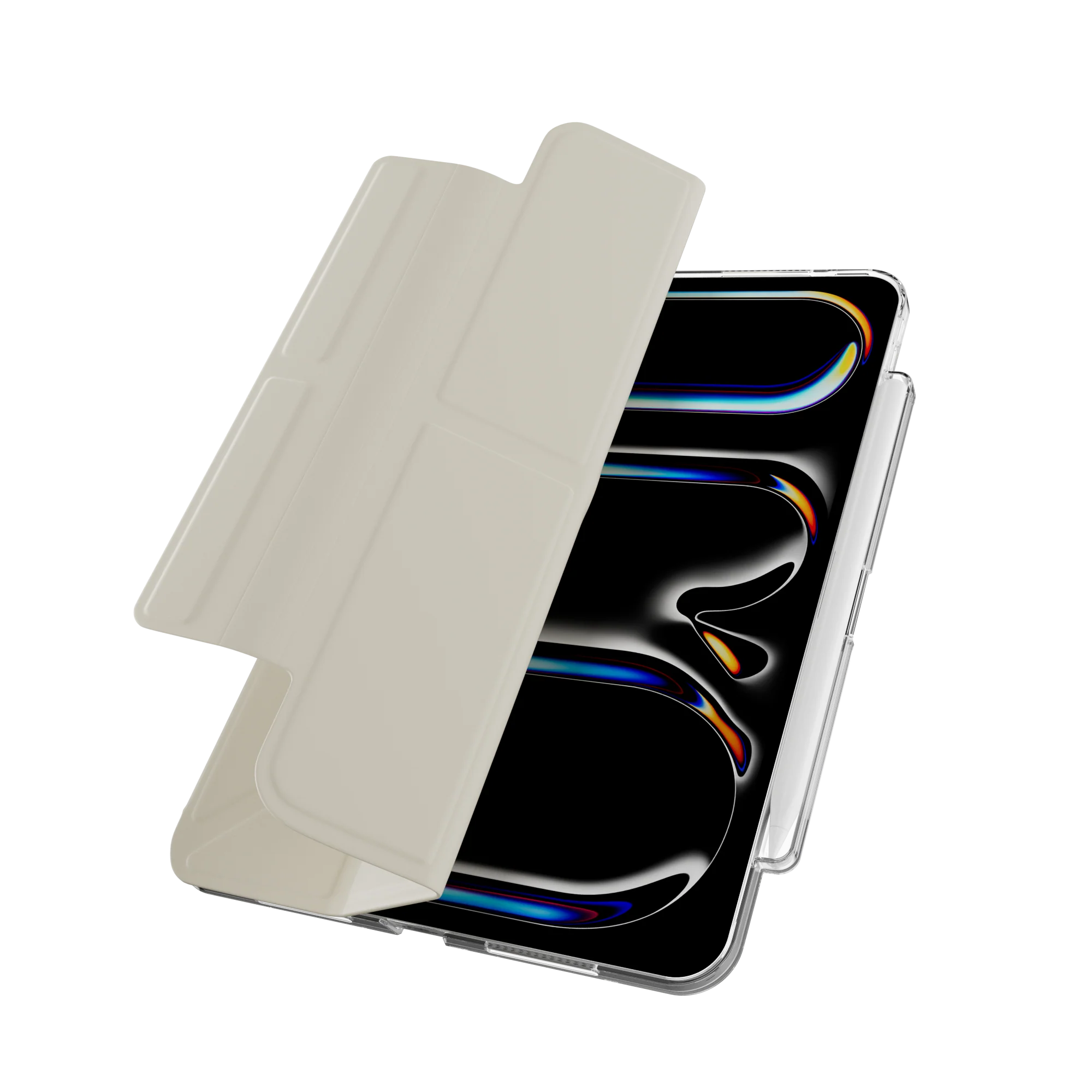 Facet with Pencil Holder Folding Folio iPad Case - Image 40