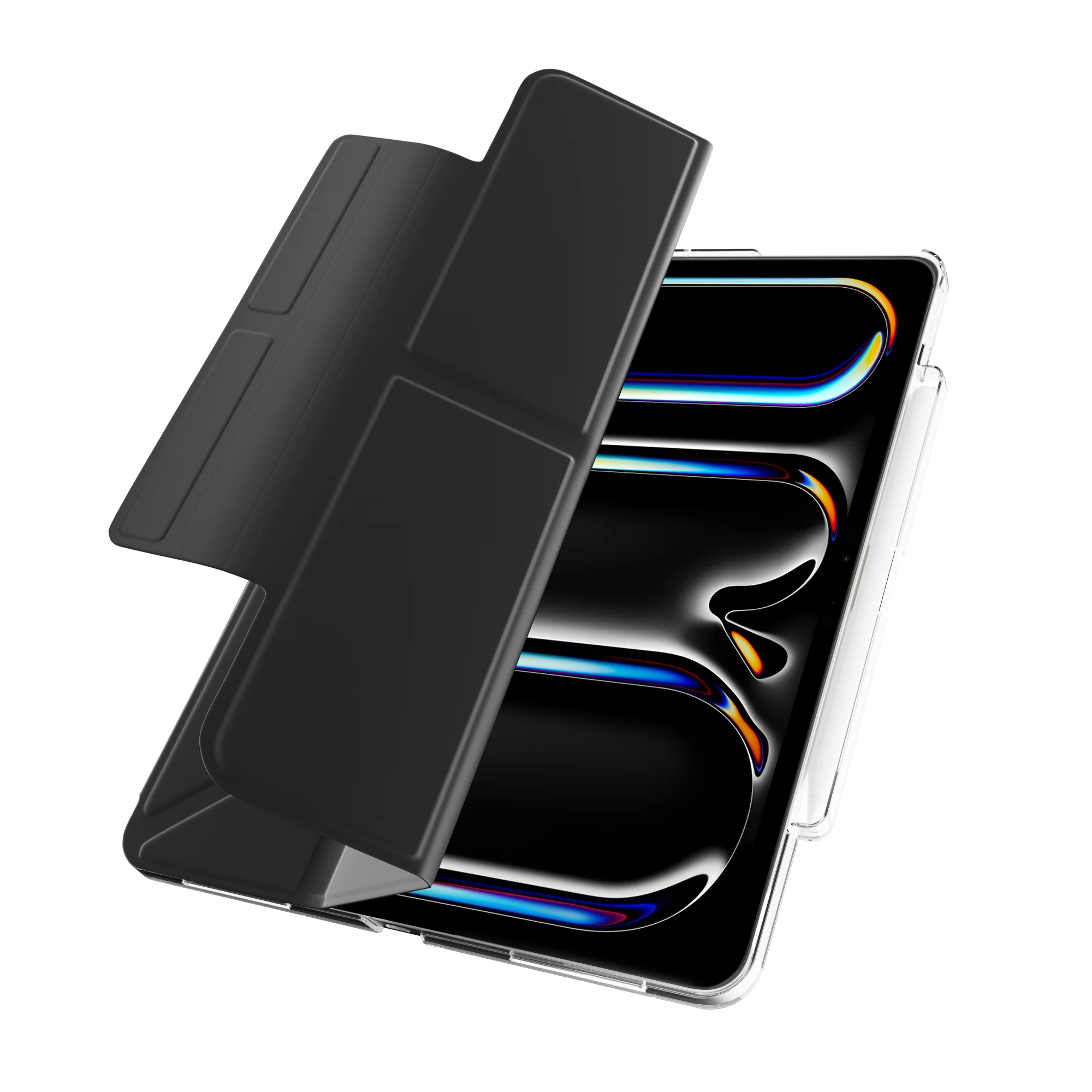 Facet with Pencil Holder Folding Folio iPad Case - Image 14