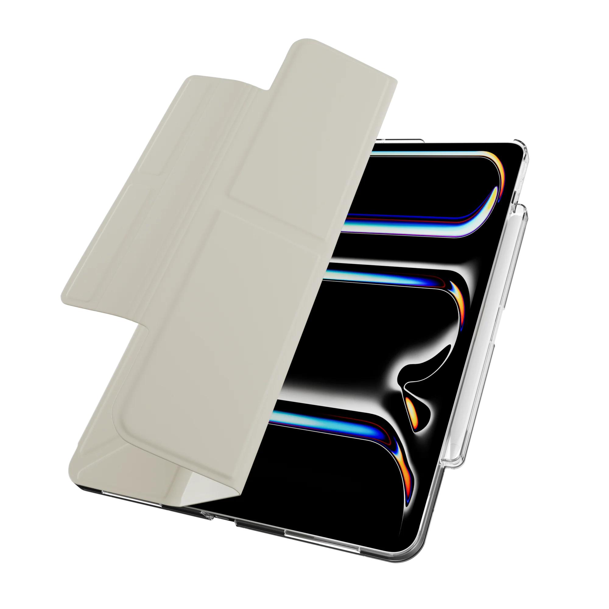 Facet with Pencil Holder Folding Folio iPad Case - Image 20
