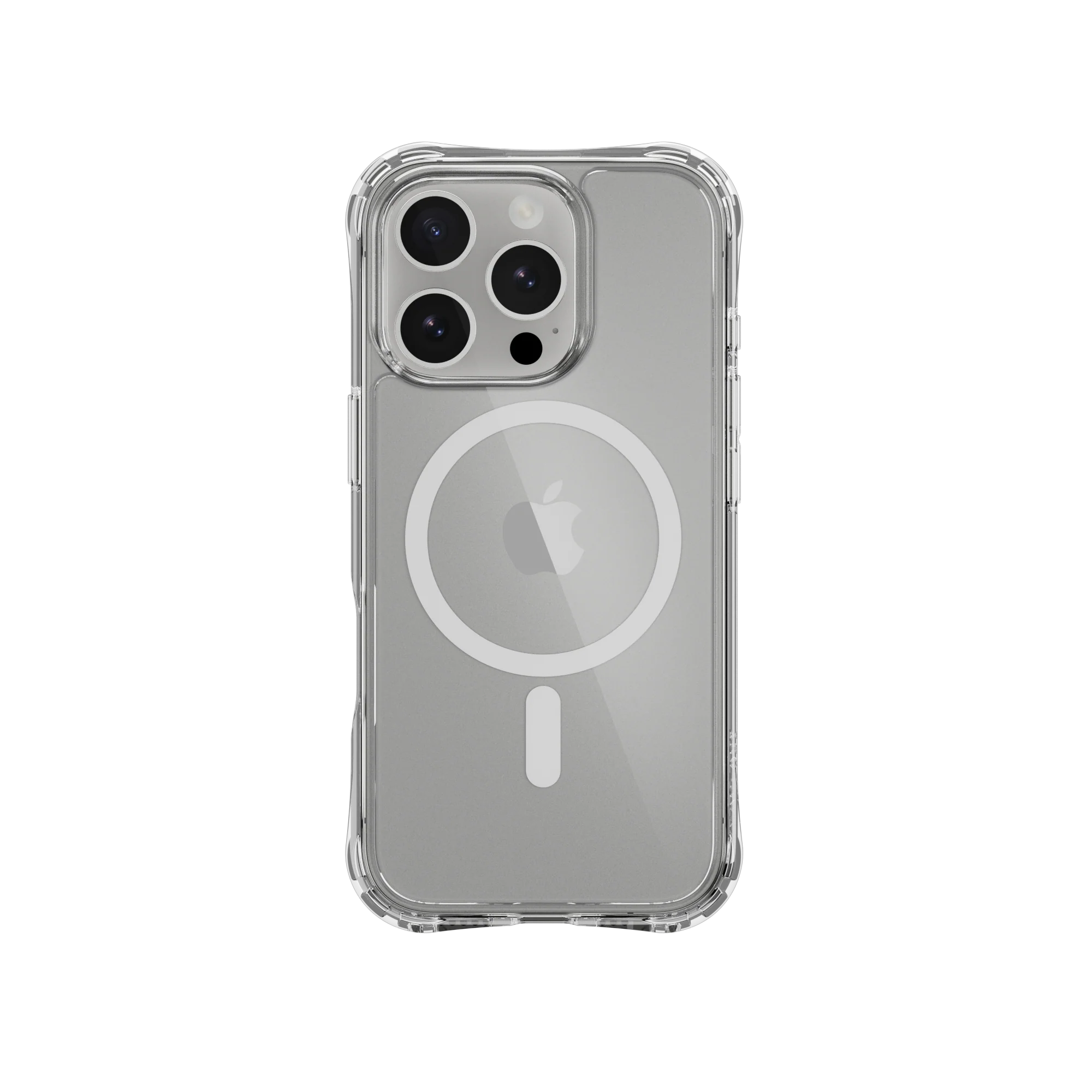Atoms Shockproof Protective Clear iPhone 16 Case | MagSafe