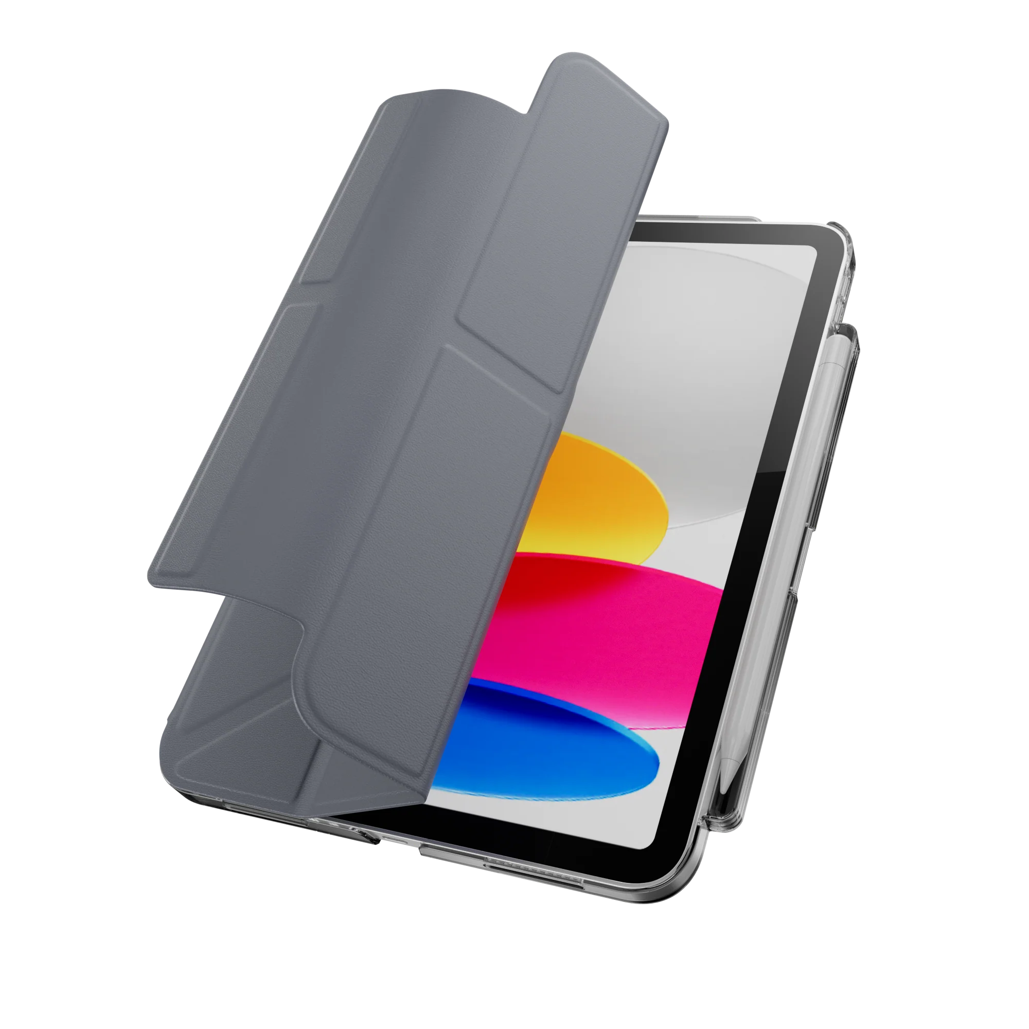 Facet with Pencil Holder Folding Folio iPad Case - Image 46