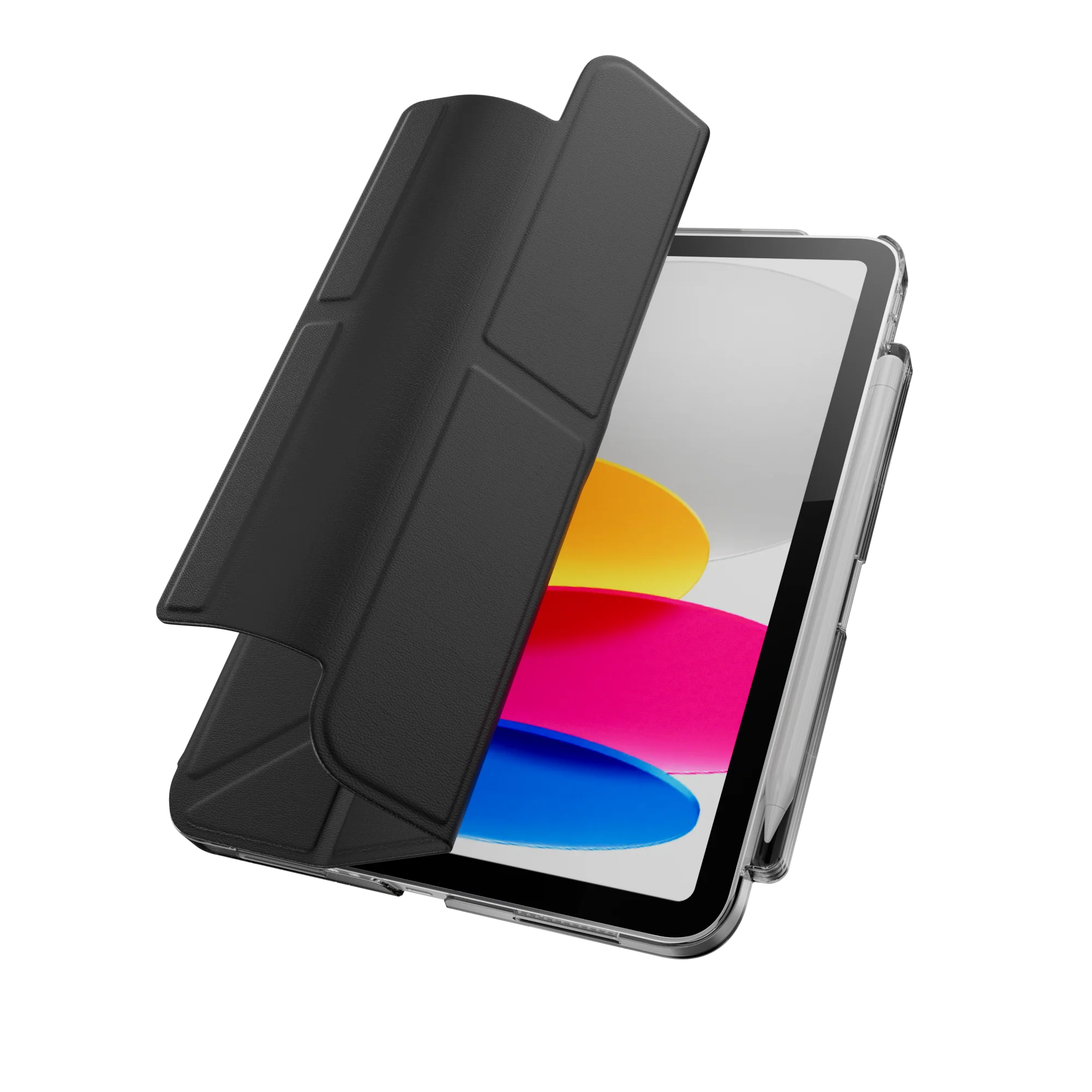 Facet with Pencil Holder Folding Folio iPad Case - Image 53
