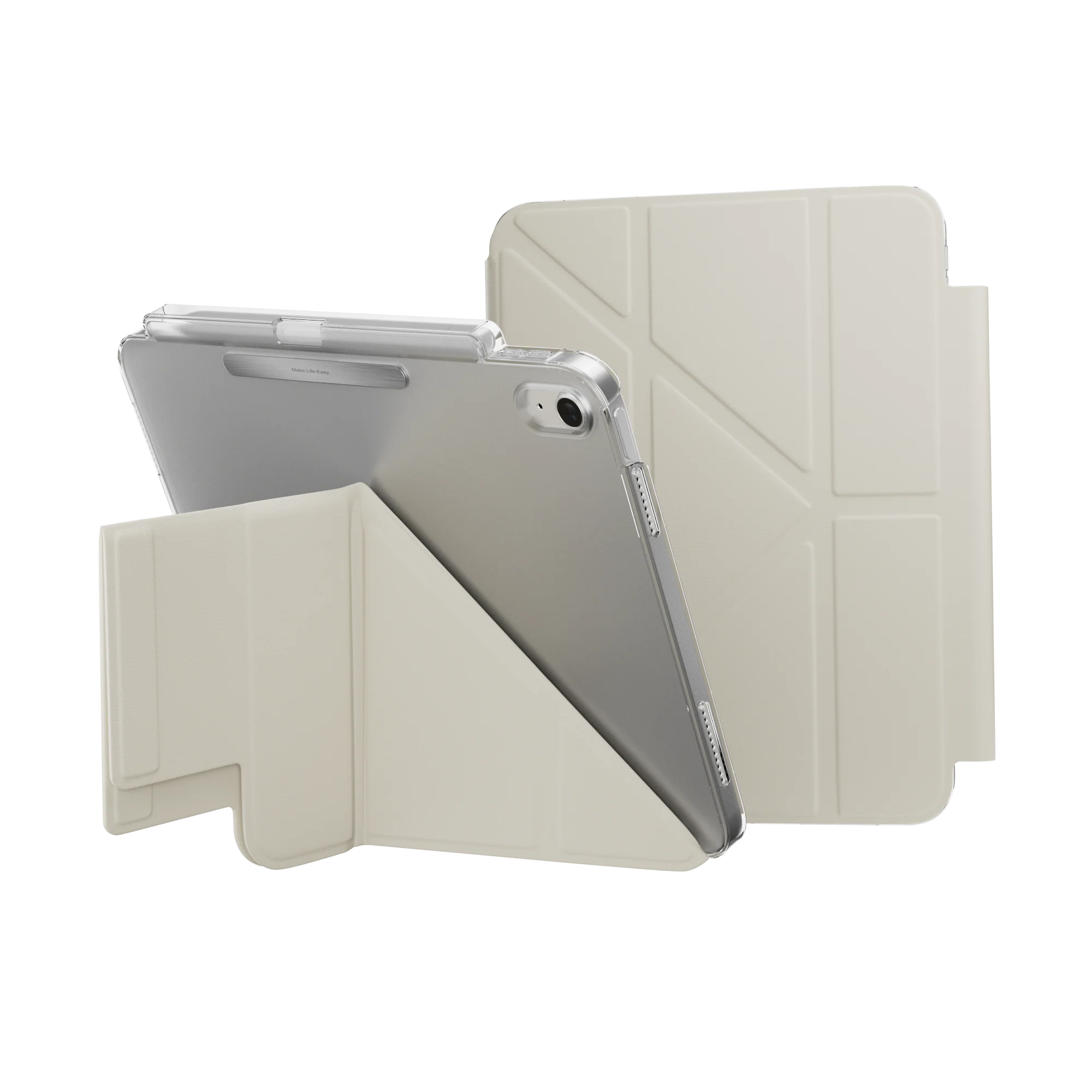 Facet with Pencil Holder Folding Folio iPad Case - Image 55
