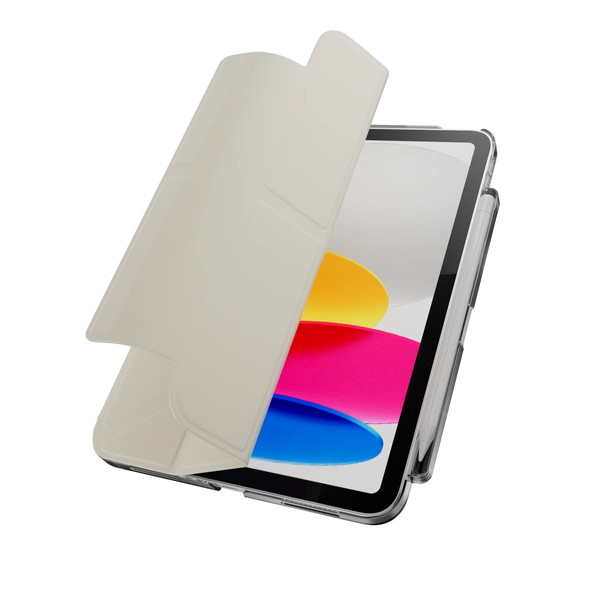 Facet with Pencil Holder Folding Folio iPad Case - Image 60