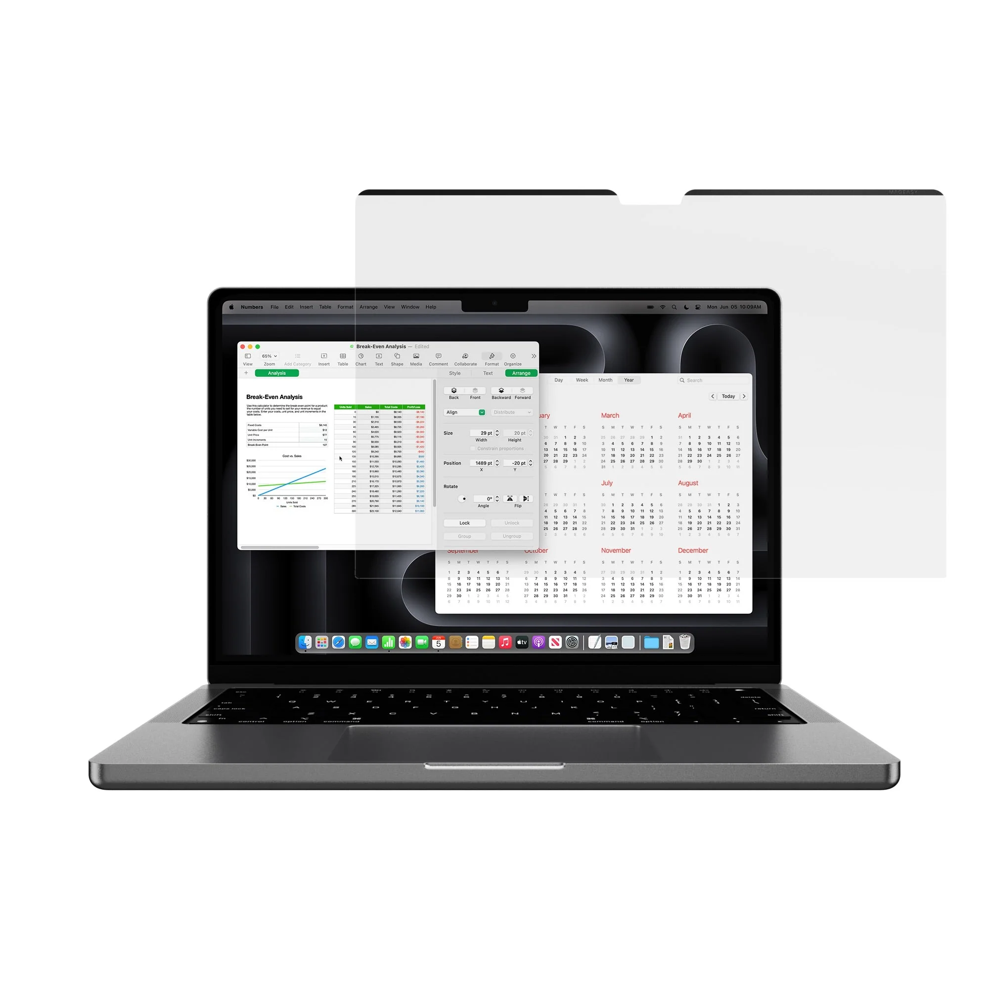 Guard (Privacy) MacBook Magnetic Privacy Screen Protector - الصورة 5