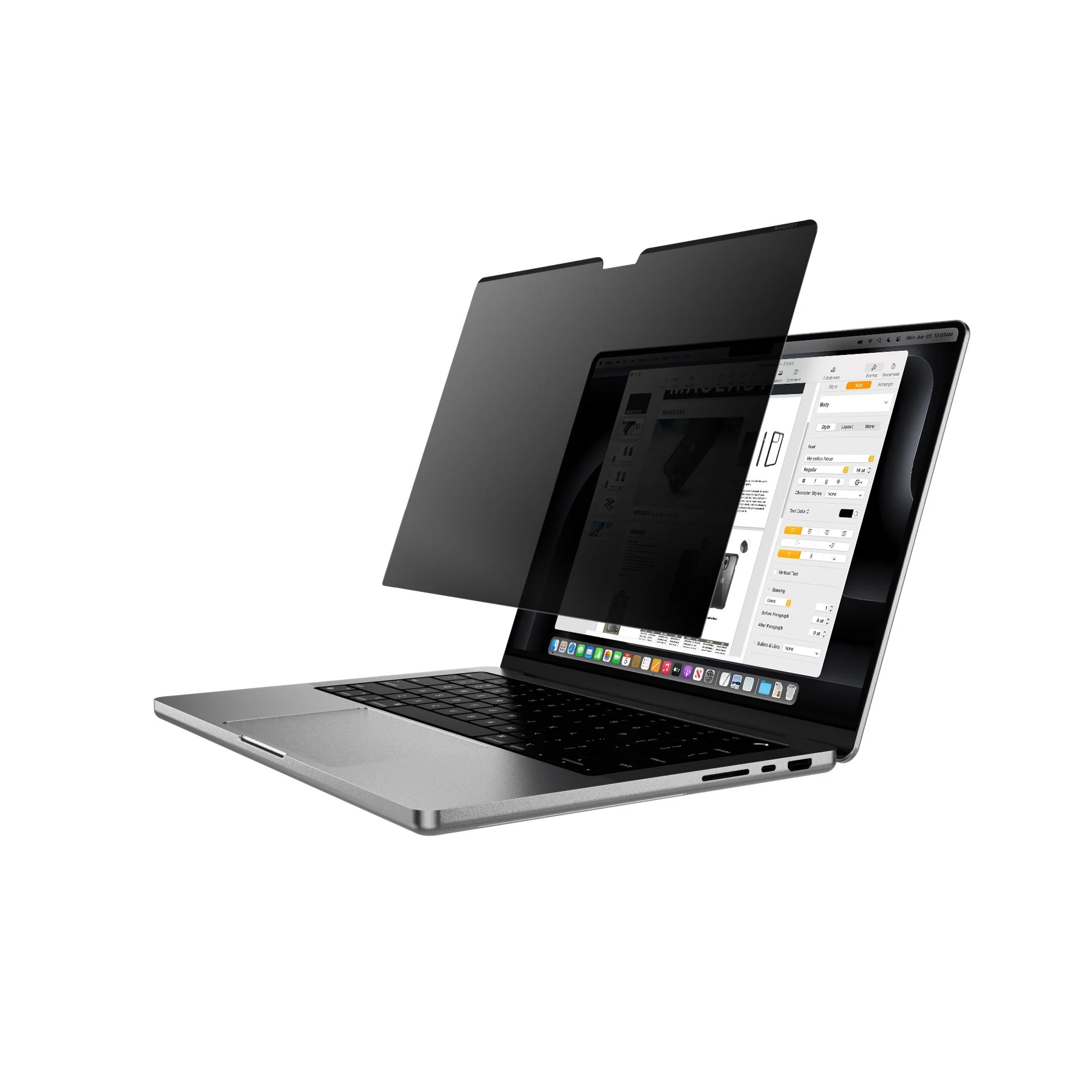 Guard (Privacy) MacBook Magnetic Privacy Screen Protector - الصورة 4