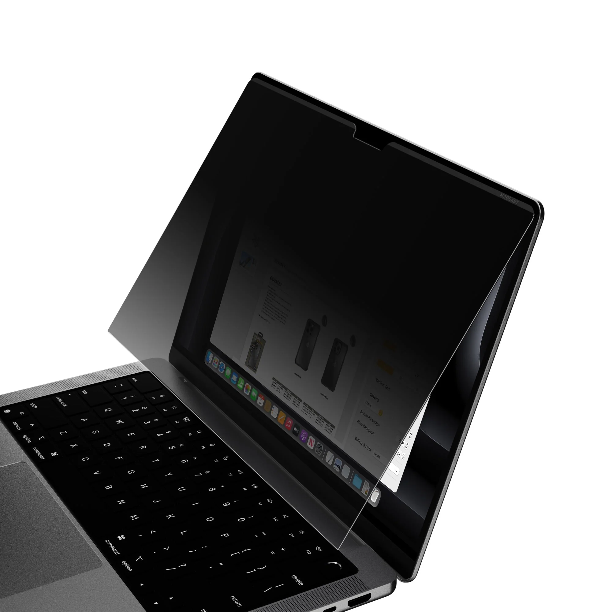 Guard (Privacy) MacBook Magnetic Privacy Screen Protector - الصورة 6