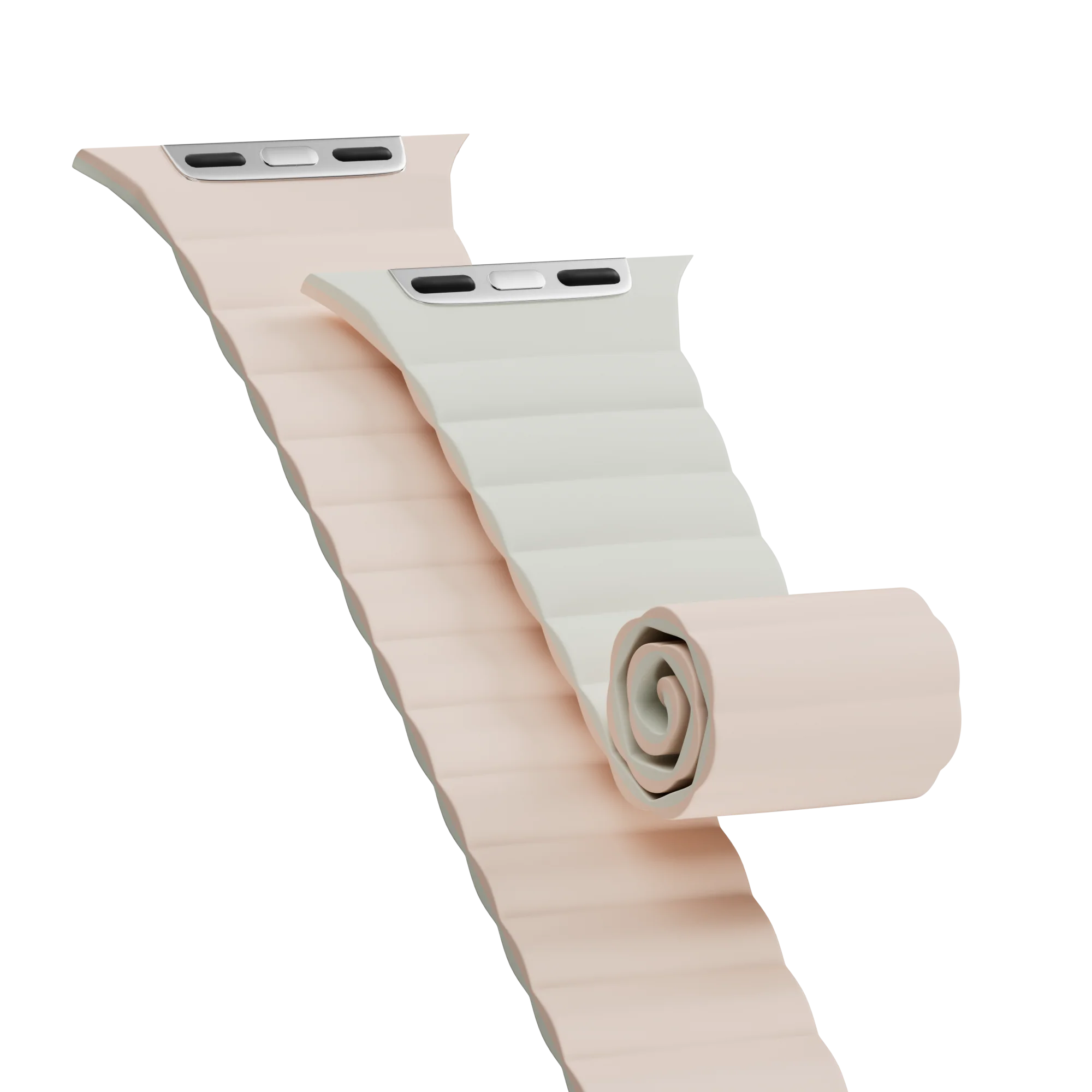Skin Duo Reversible Silicone Magnetic Apple Watch Band - الصورة 4