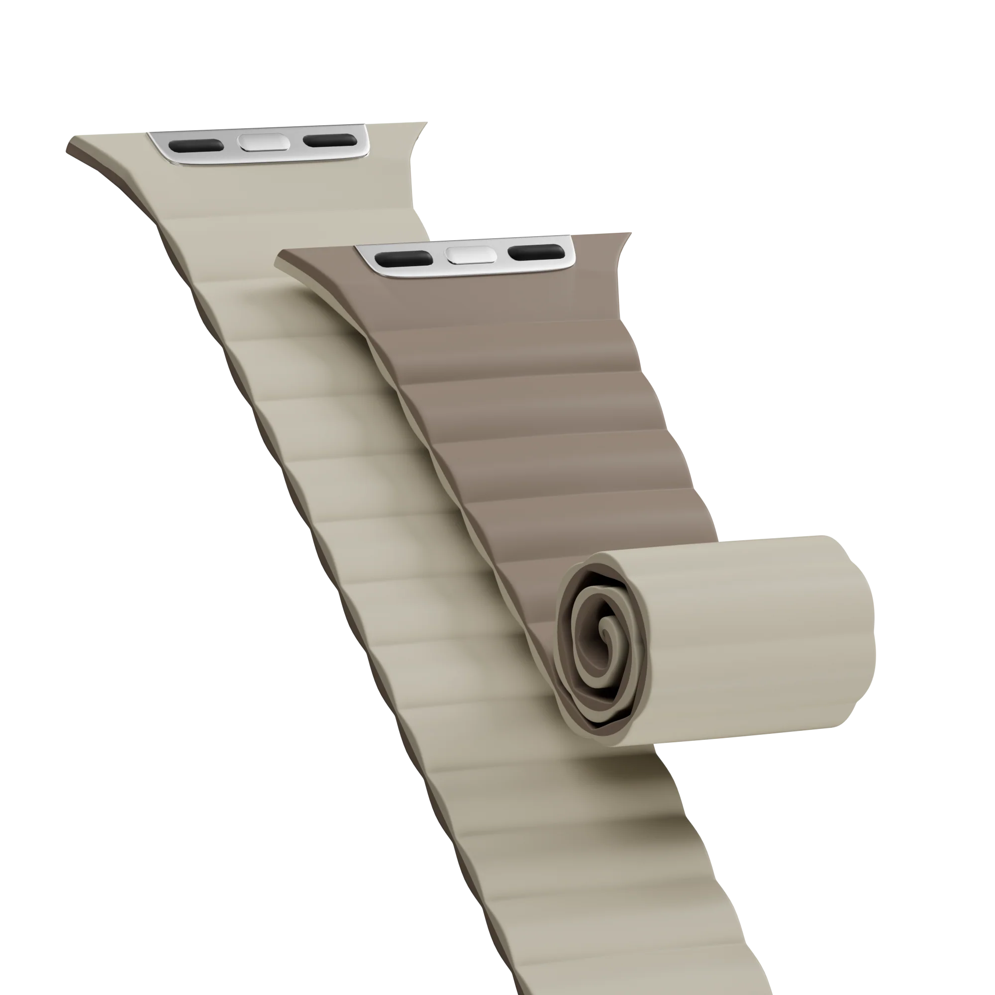 Skin Duo Reversible Silicone Magnetic Apple Watch Band - الصورة 9