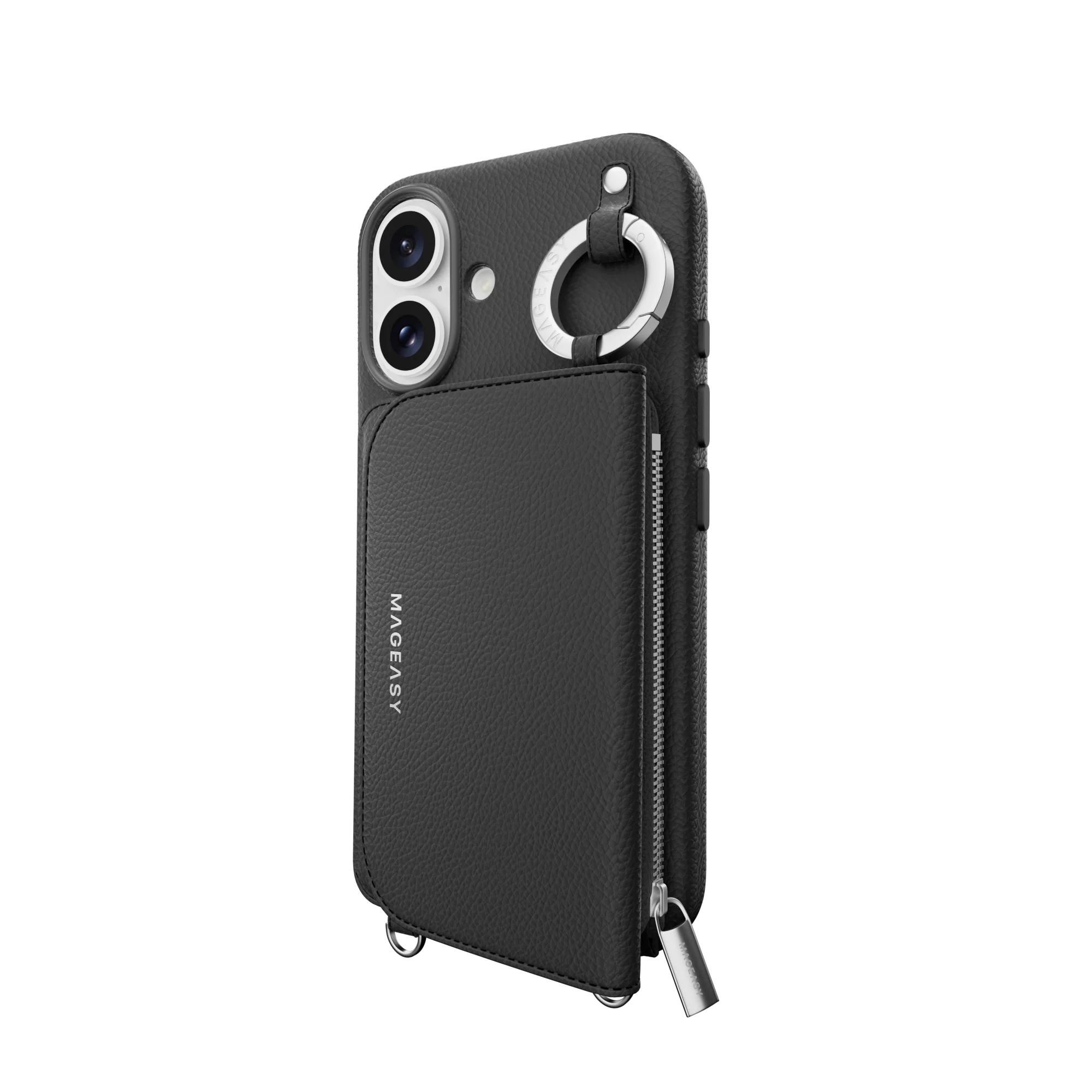 Pouch M Wallet Phone Case with Stand for iPhone 16 - الصورة 54