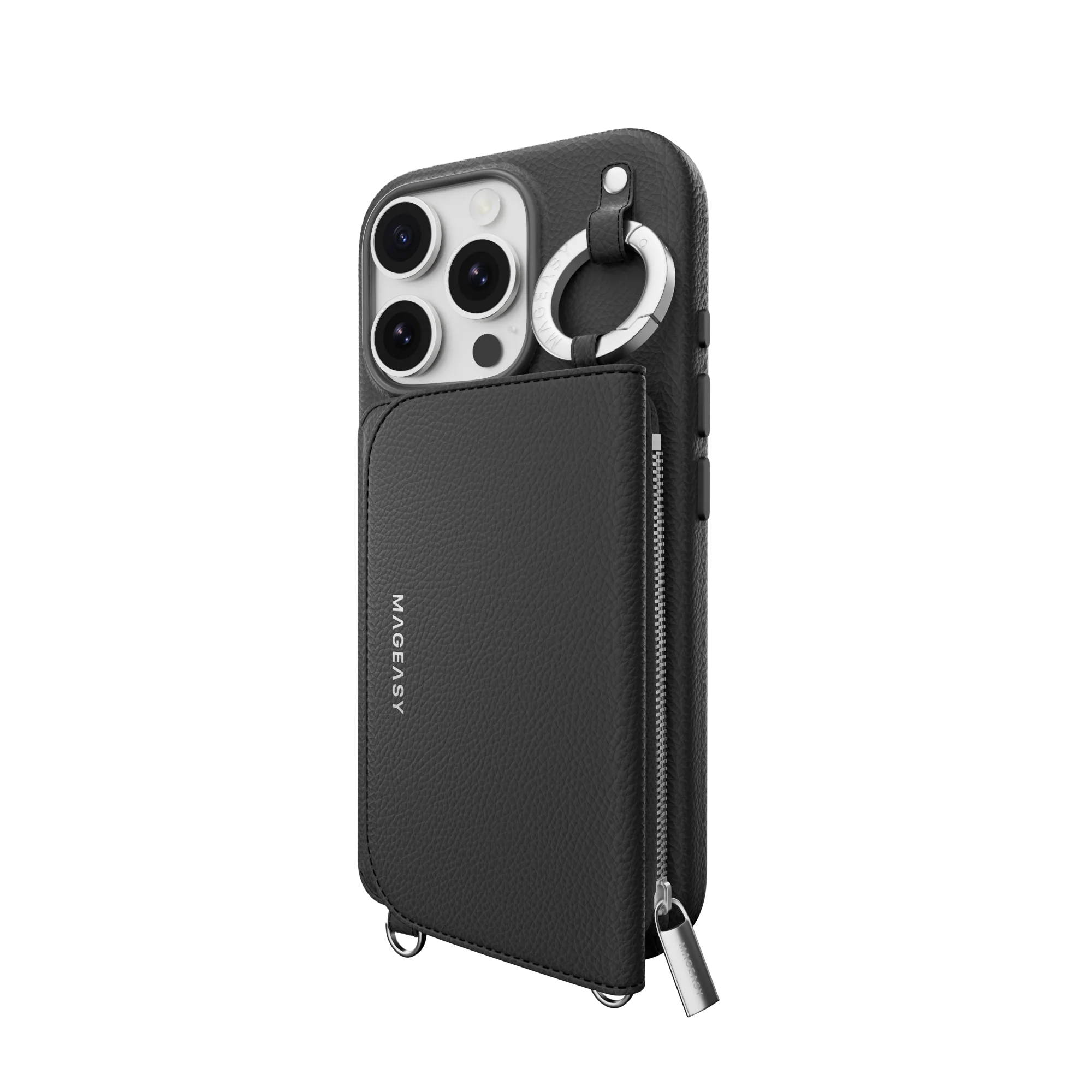 Pouch M Wallet Phone Case with Stand for iPhone 16 - الصورة 30