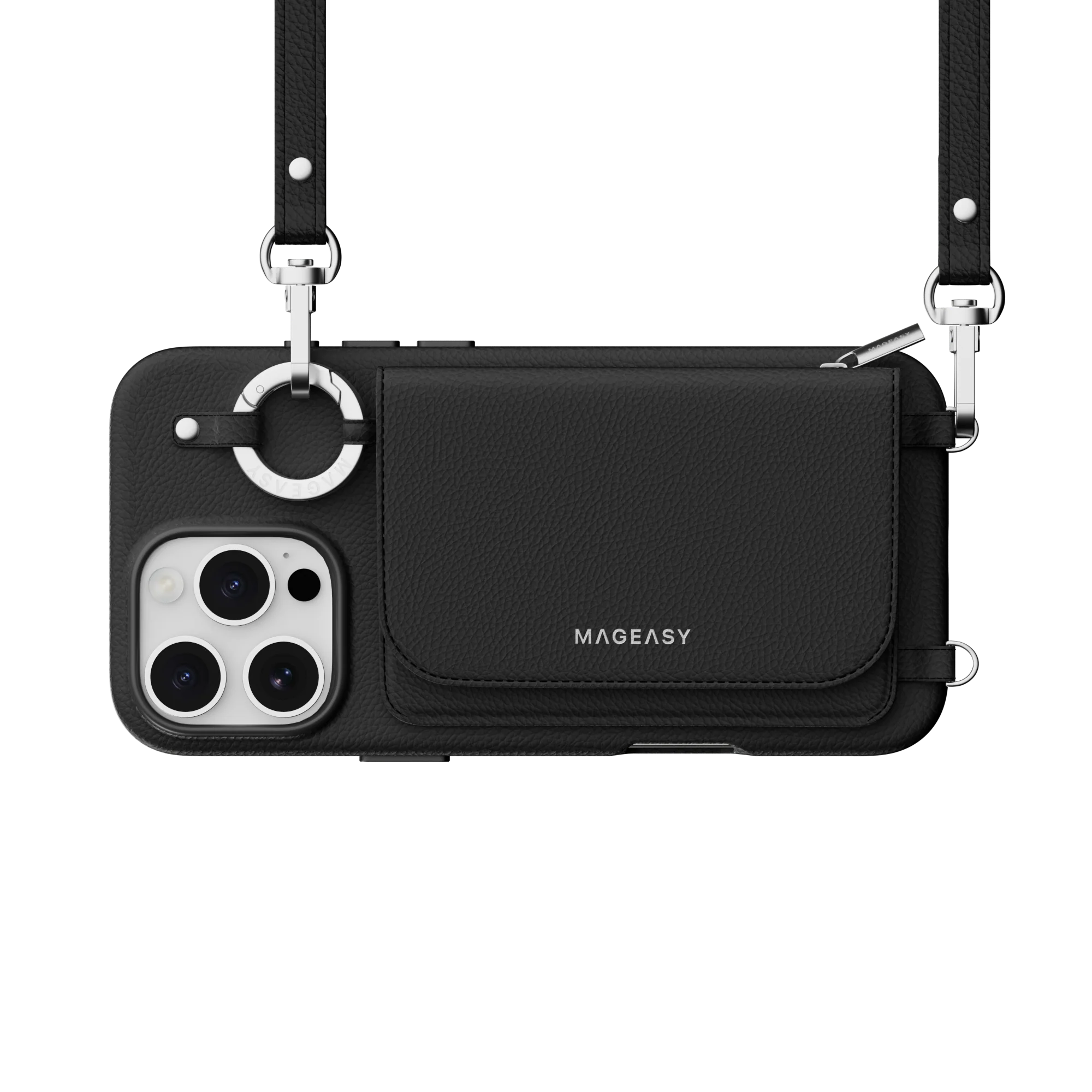 Pouch M Wallet Phone Case with Stand for iPhone 16 - الصورة 4
