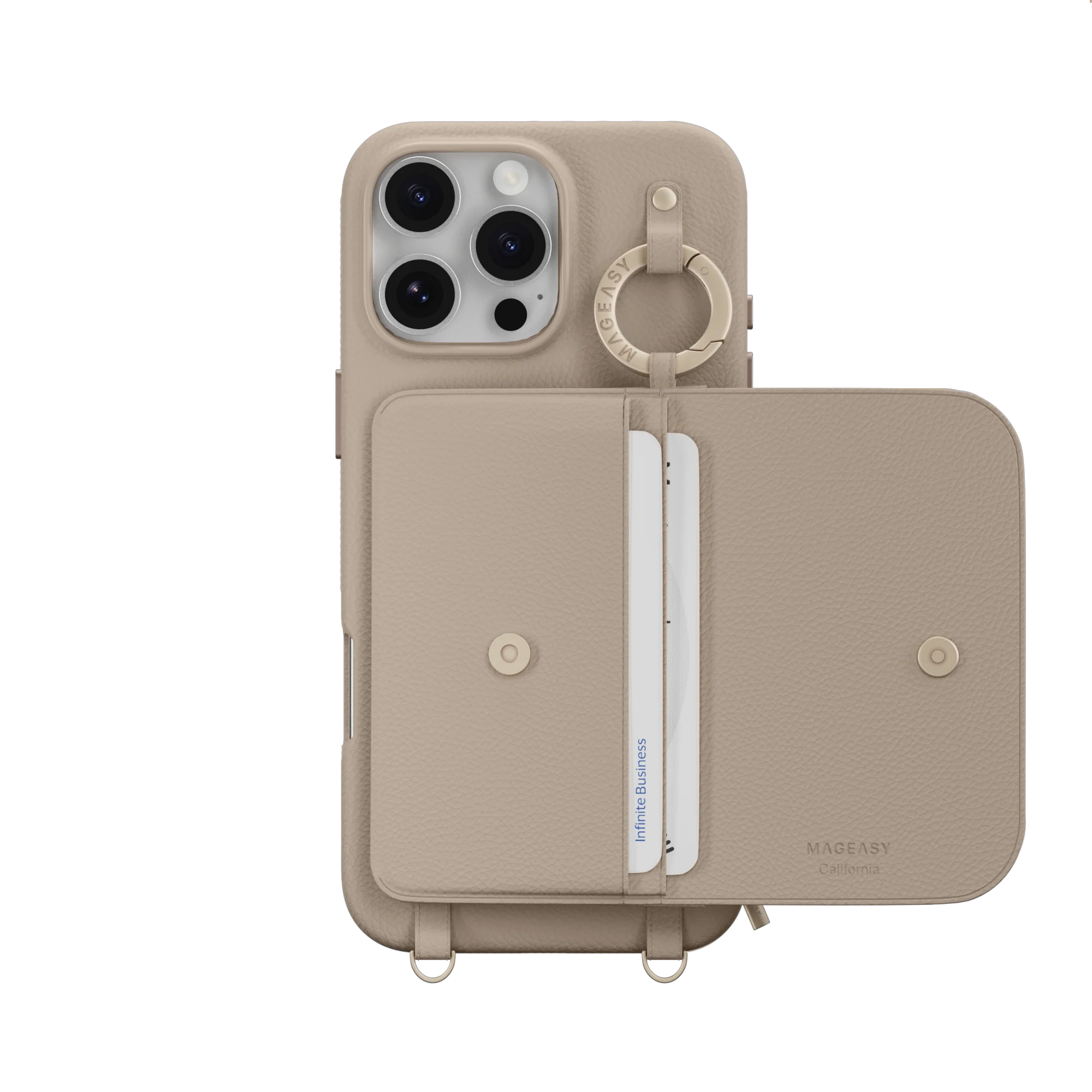 Pouch M Wallet Phone Case with Stand for iPhone 16 - الصورة 7