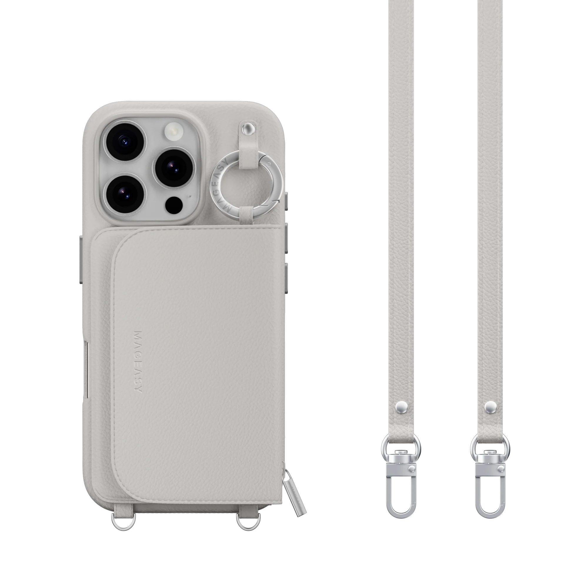 Pouch M Wallet Phone Case with Stand for iPhone 16 - الصورة 36
