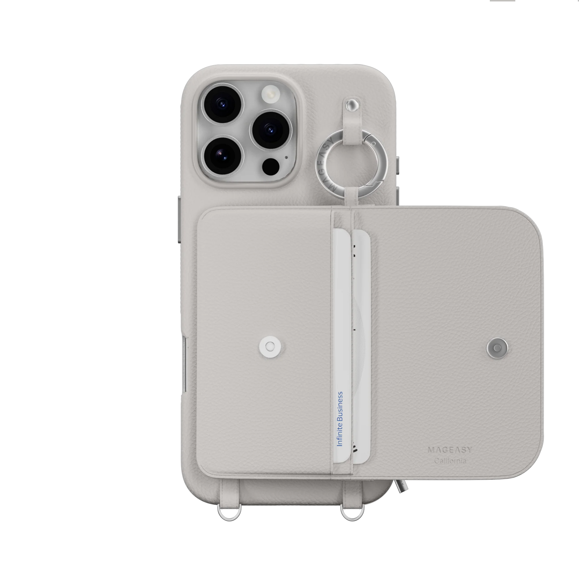 Pouch M Wallet Phone Case with Stand for iPhone 16 - الصورة 12