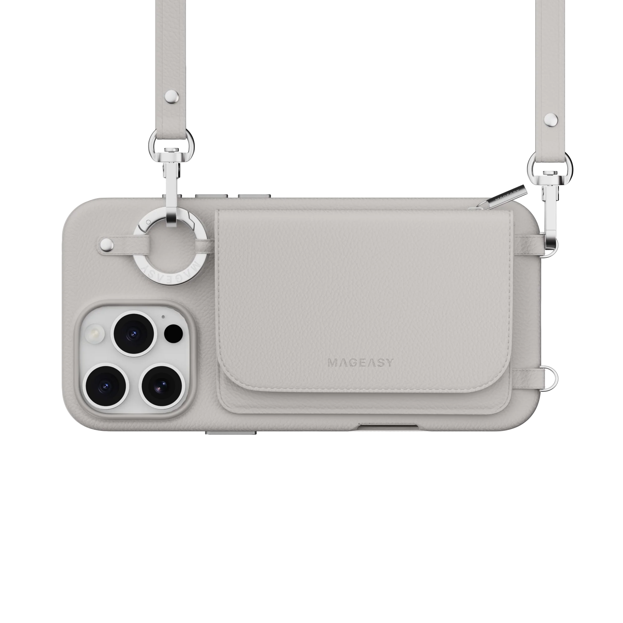Pouch M Wallet Phone Case with Stand for iPhone 16 - الصورة 14