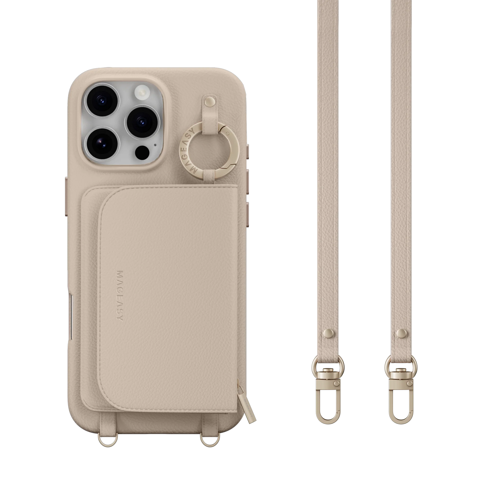Pouch M Wallet Phone Case with Stand for iPhone 16 - الصورة 16