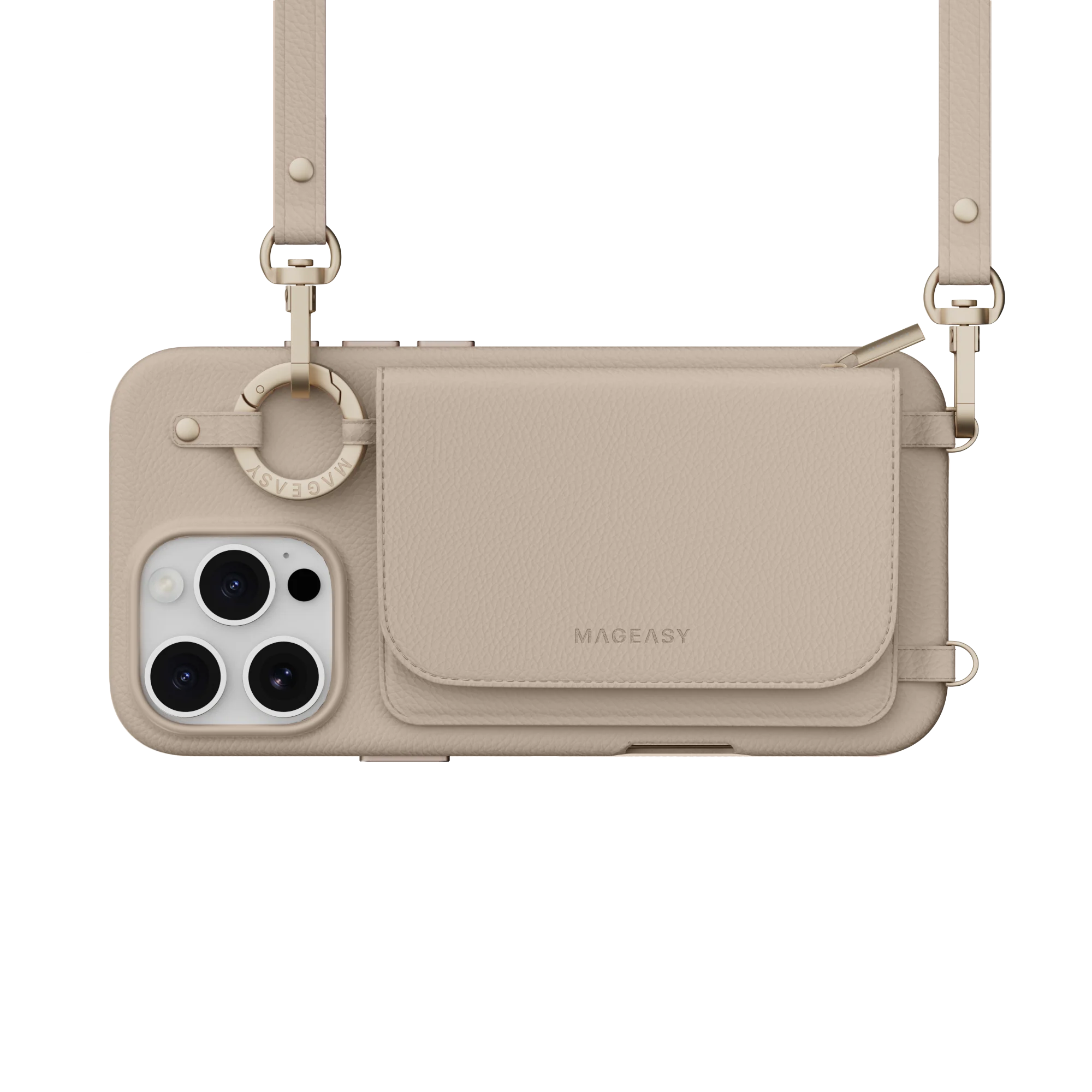 Pouch M Wallet Phone Case with Stand for iPhone 16 - الصورة 19