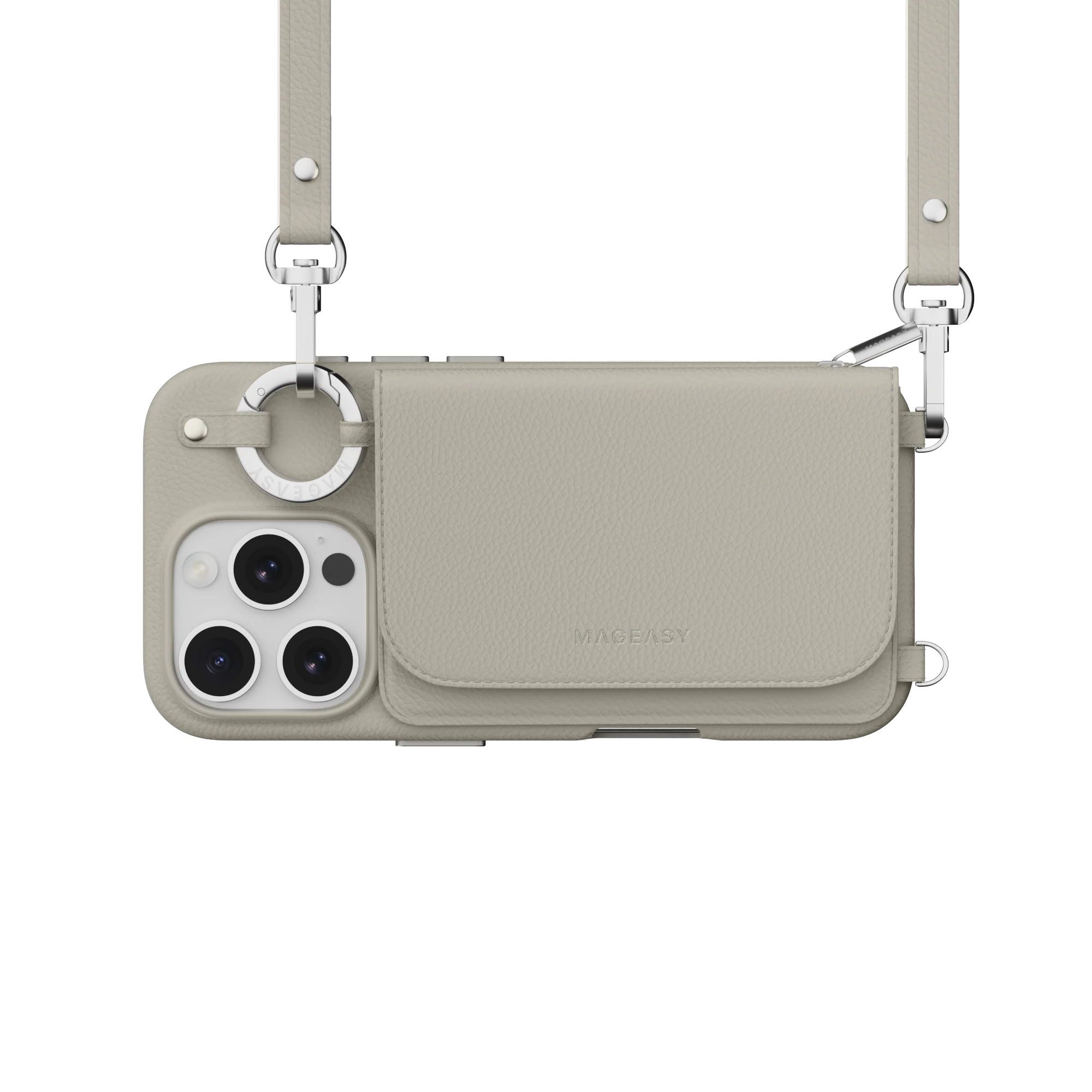 Pouch M Wallet Phone Case with Stand for iPhone 16 - الصورة 48