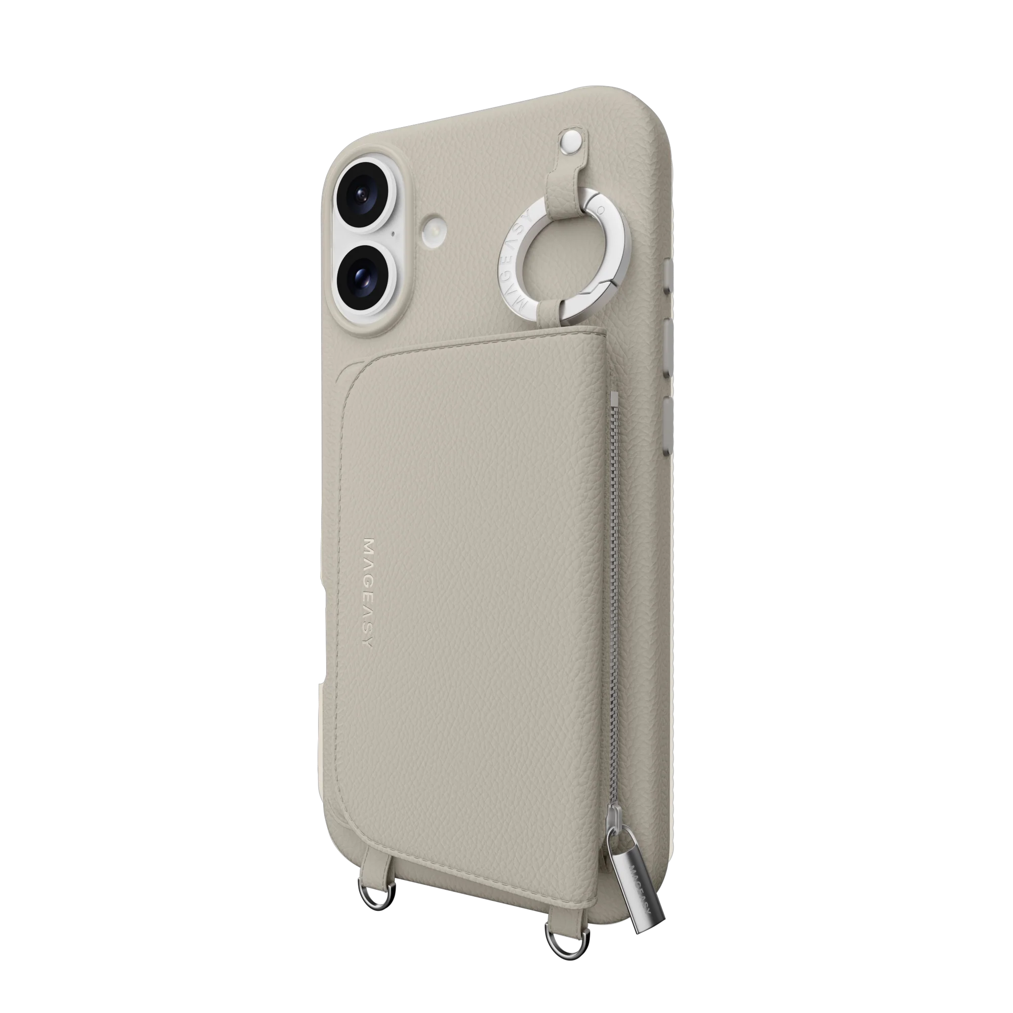 Pouch M Wallet Phone Case with Stand for iPhone 16 - الصورة 69