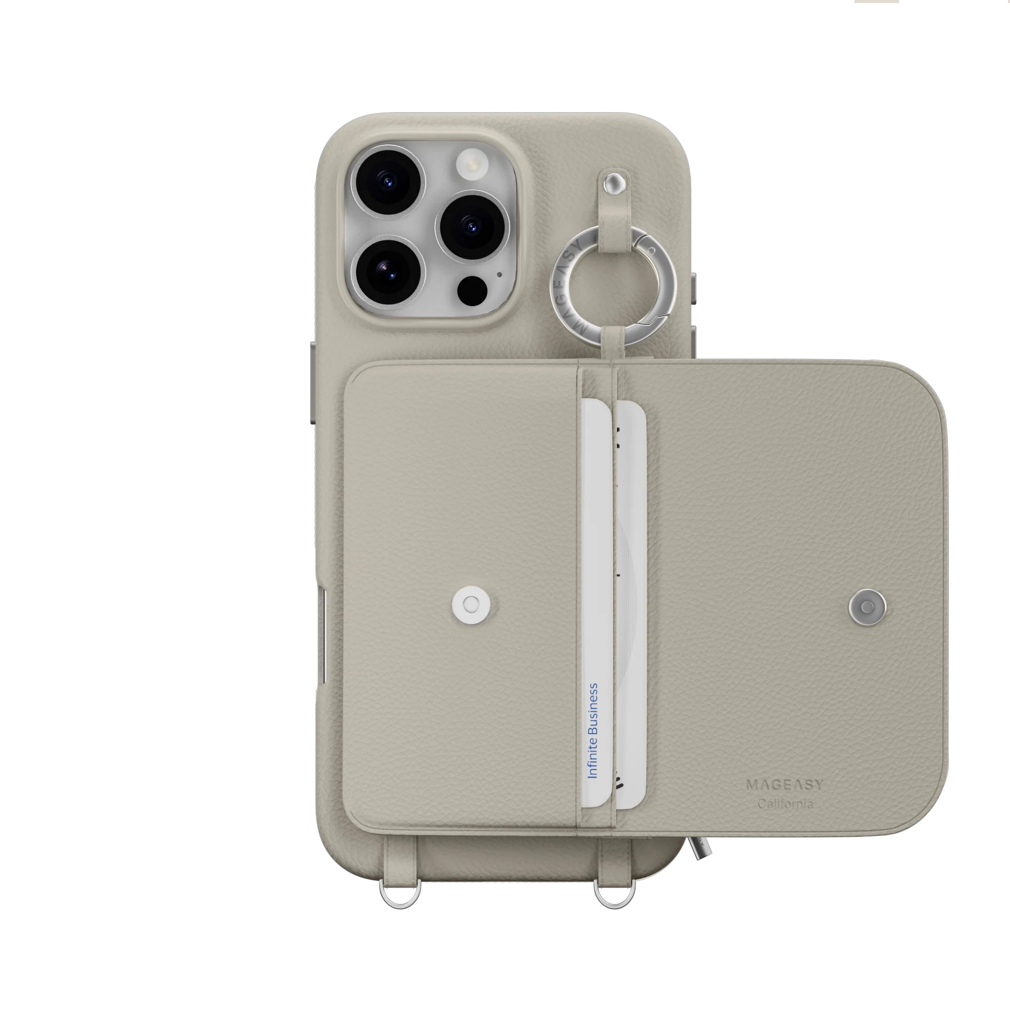 Pouch M Wallet Phone Case with Stand for iPhone 16 - الصورة 22