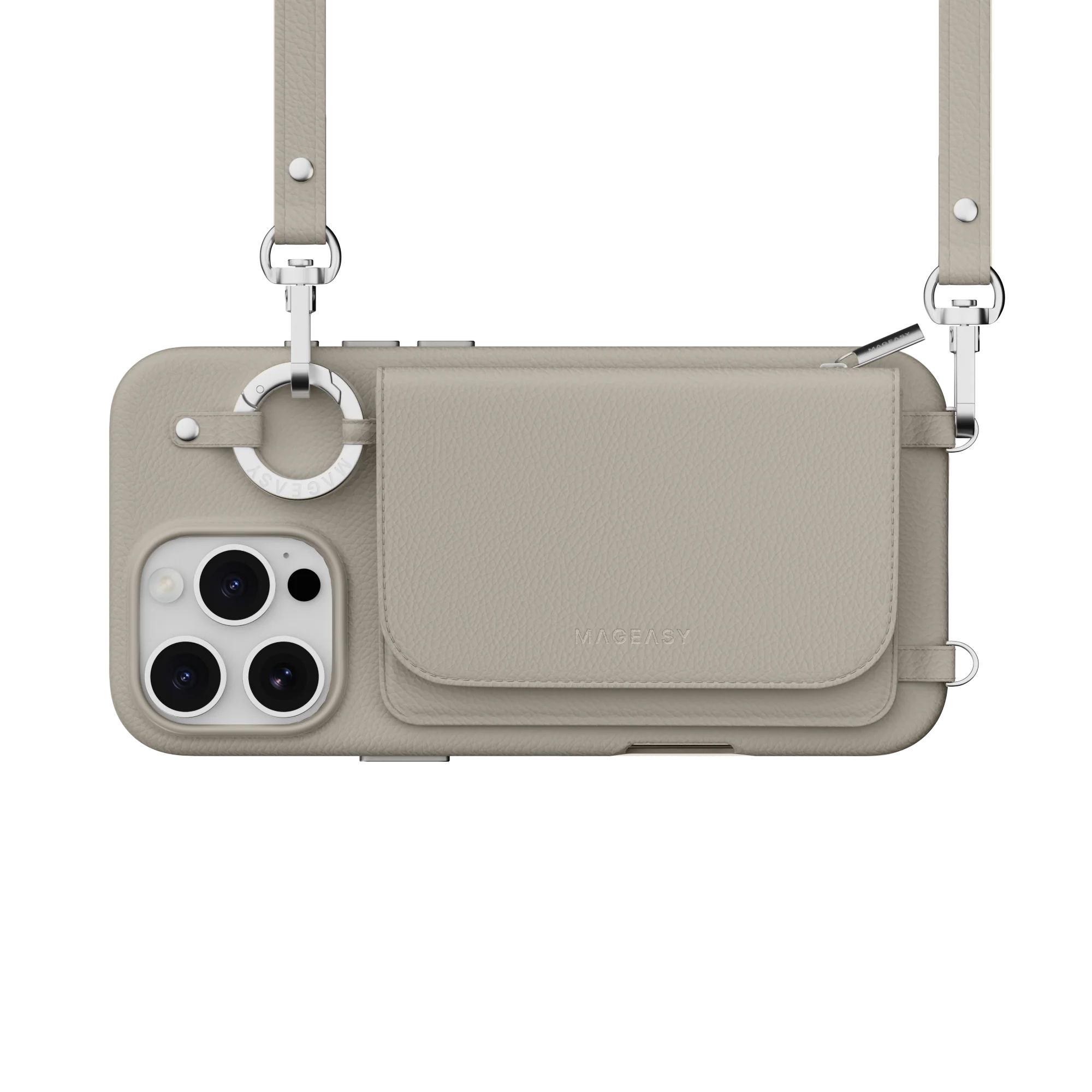 Pouch M Wallet Phone Case with Stand for iPhone 16 - الصورة 24